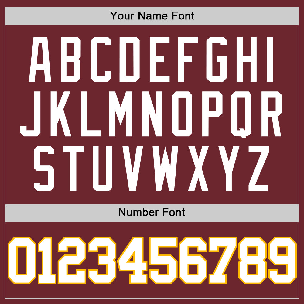 Custom Burgundy White-Gold Authentic Basketball Jersey - Sky-Custom