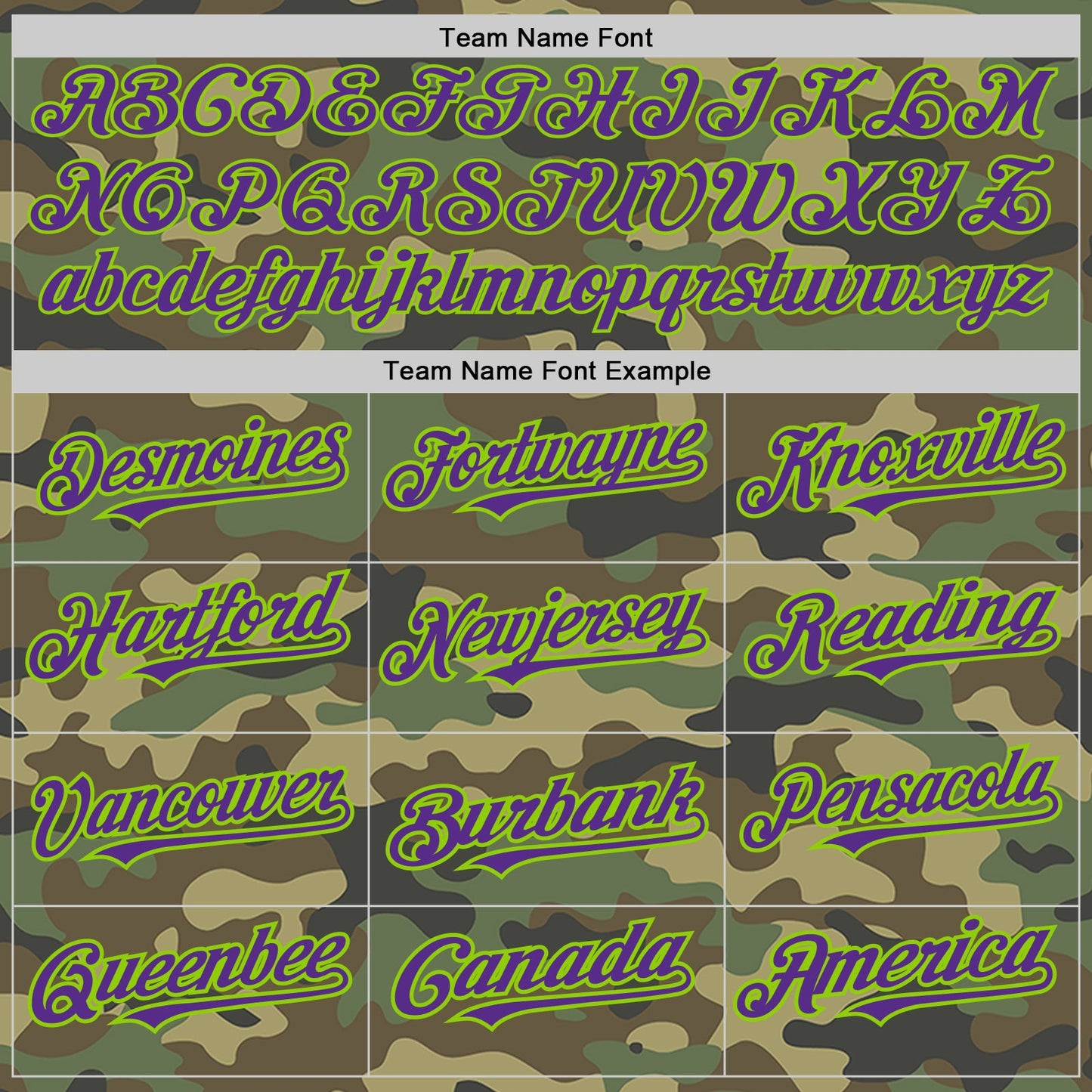 Custom Camo Purple-Neon Green Authentic Salute To Service Baseball Jersey - Sky-Custom