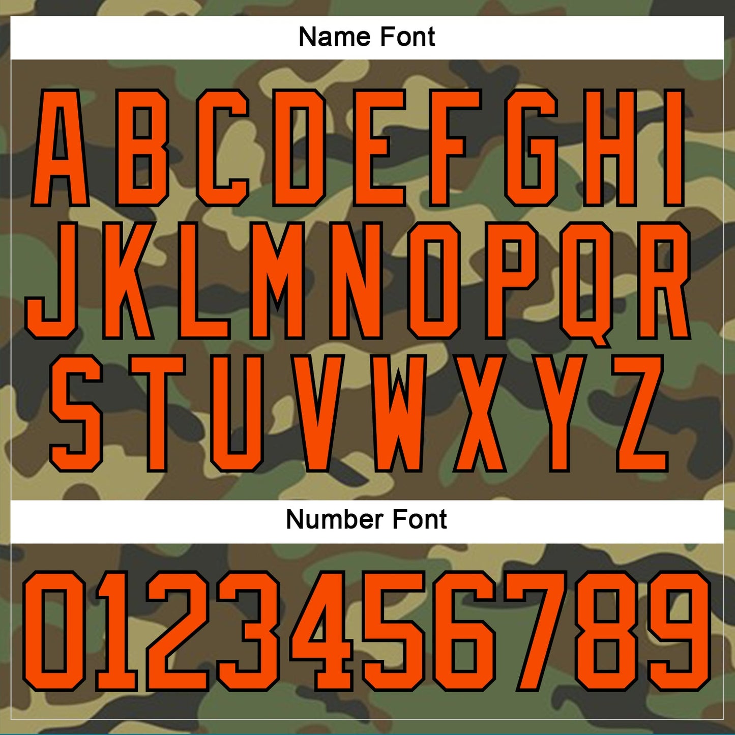 Custom Camo Orange-Black Salute To Service Hockey Lace Neck Jersey - Sky-Custom