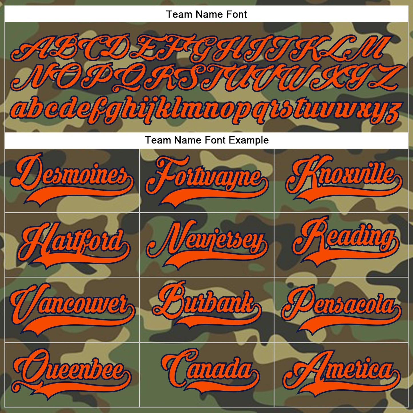 Custom Camo Orange-Navy Salute To Service Hockey Lace Neck Jersey - Sky-Custom