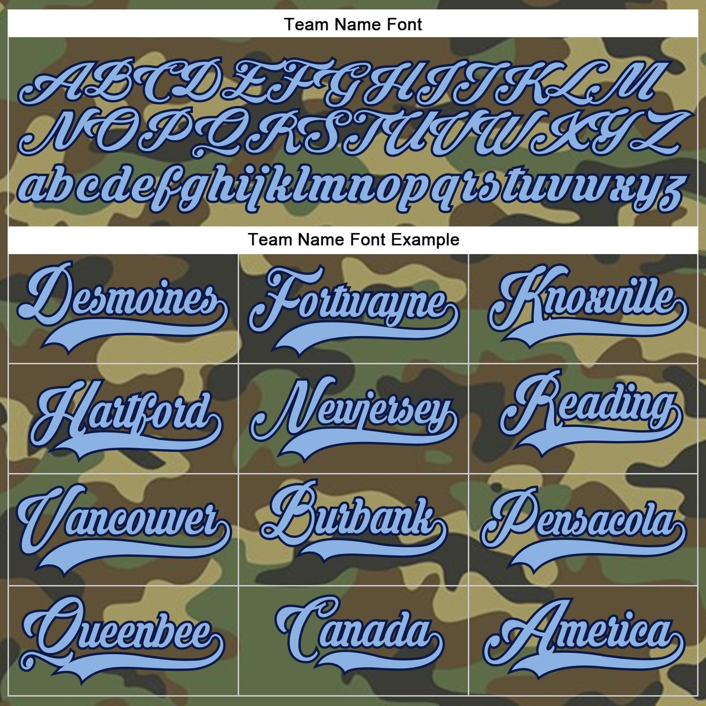 Custom Camo Light Blue-Navy Salute To Service Hockey Lace Neck Jersey - Sky-Custom