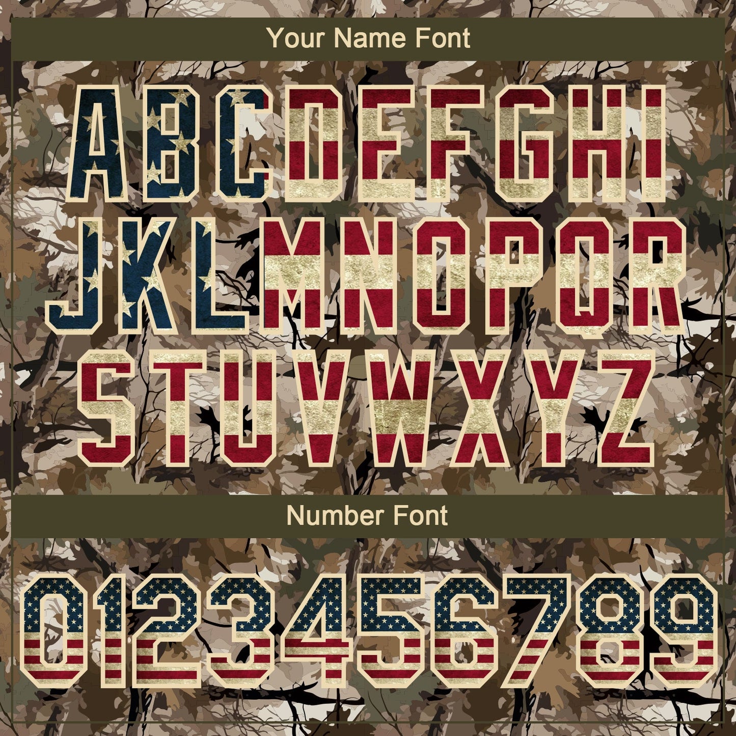 Custom Camo Vintage USA Flag-Cream 3D Woodland Camo Authentic Salute To Service Baseball Jersey - Sky-Custom