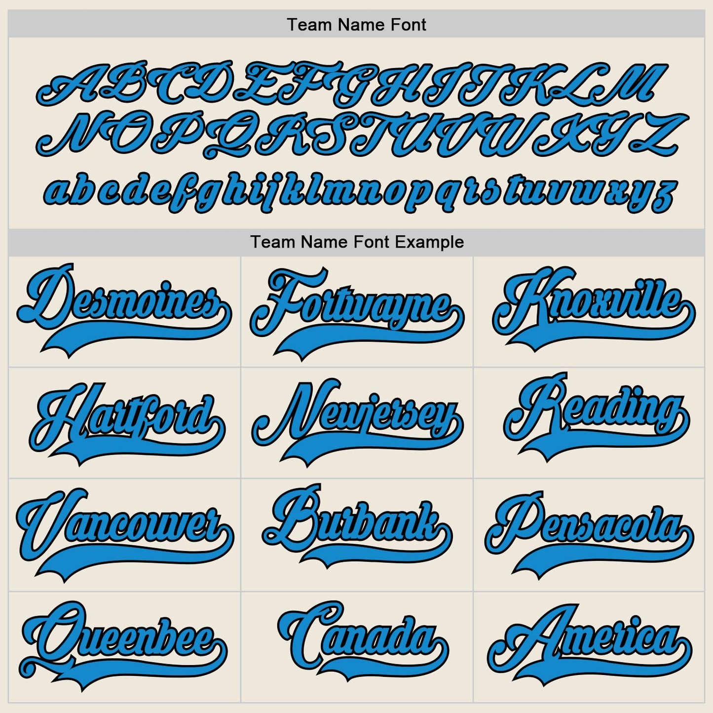 Custom Cream Blue-Black Hockey Jersey - Sky-Custom