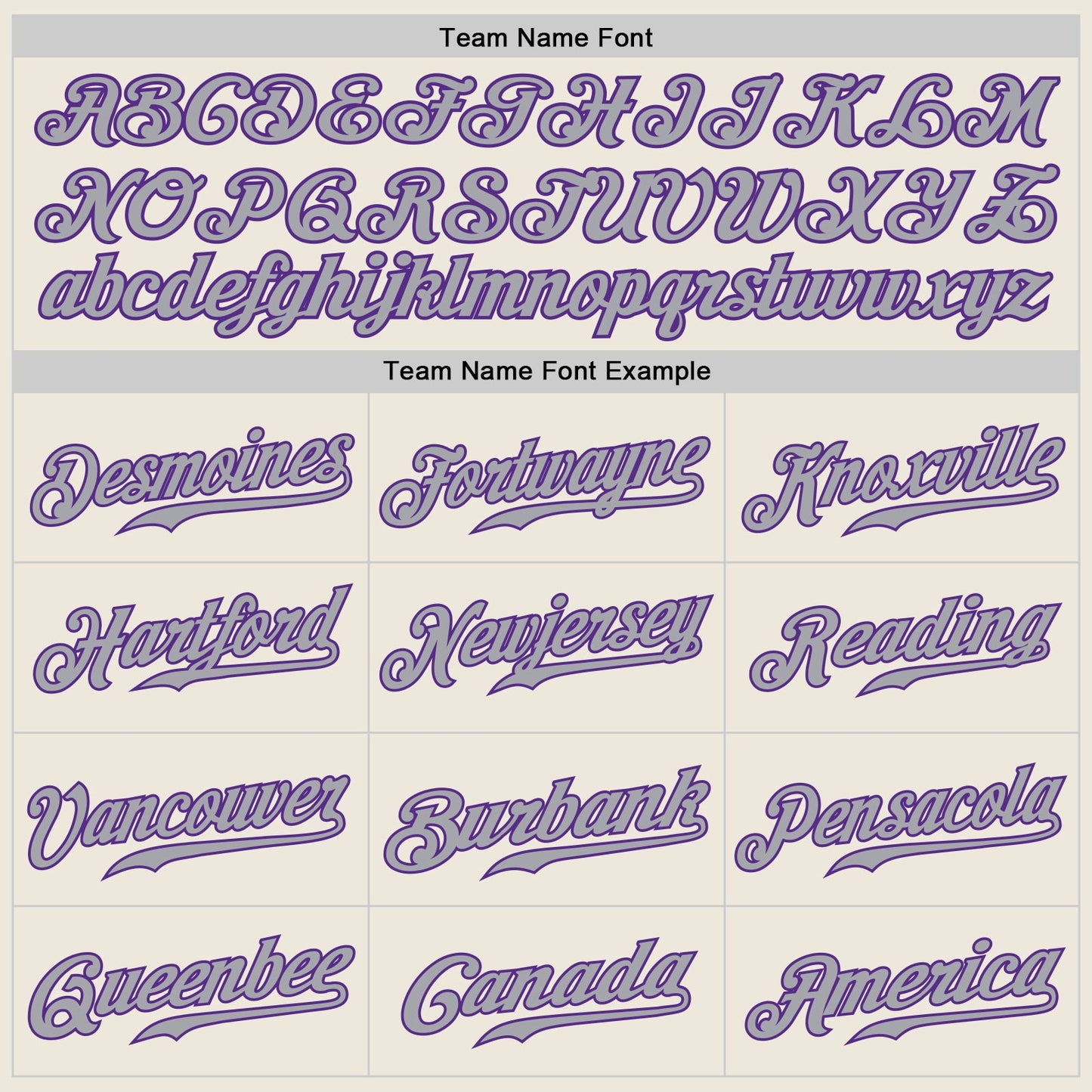 Custom Cream Purple-Gray Authentic Baseball Jersey - Sky-Custom