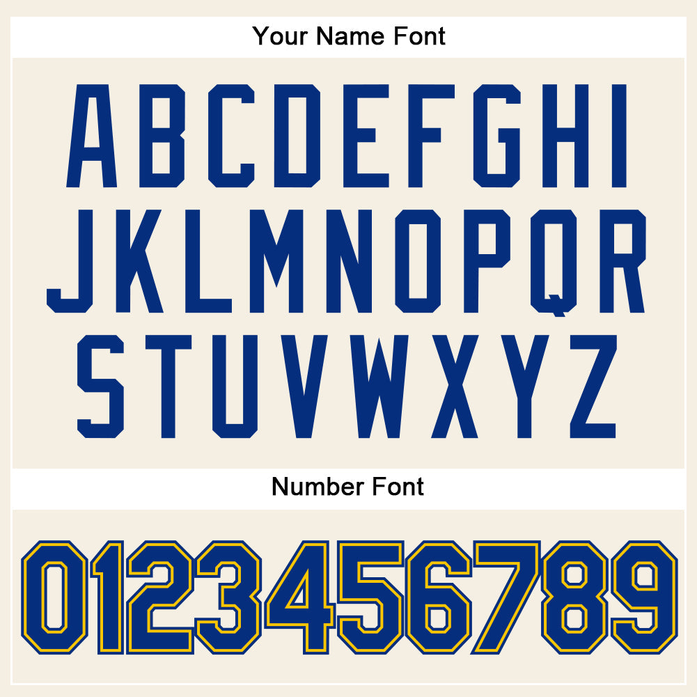 Custom Cream Royal-Gold Authentic Sleeveless Baseball Jersey - Sky-Custom