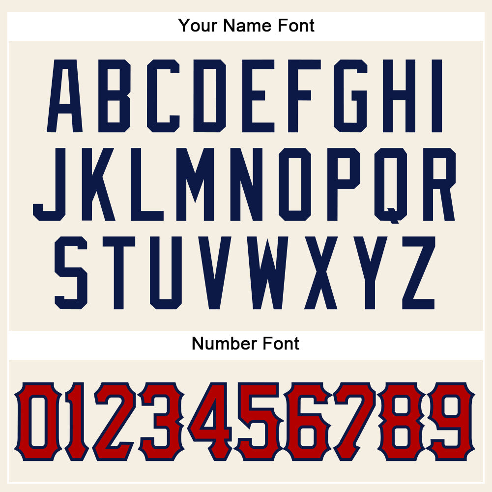 Custom Cream Red-Navy Authentic Sleeveless Baseball Jersey - Sky-Custom