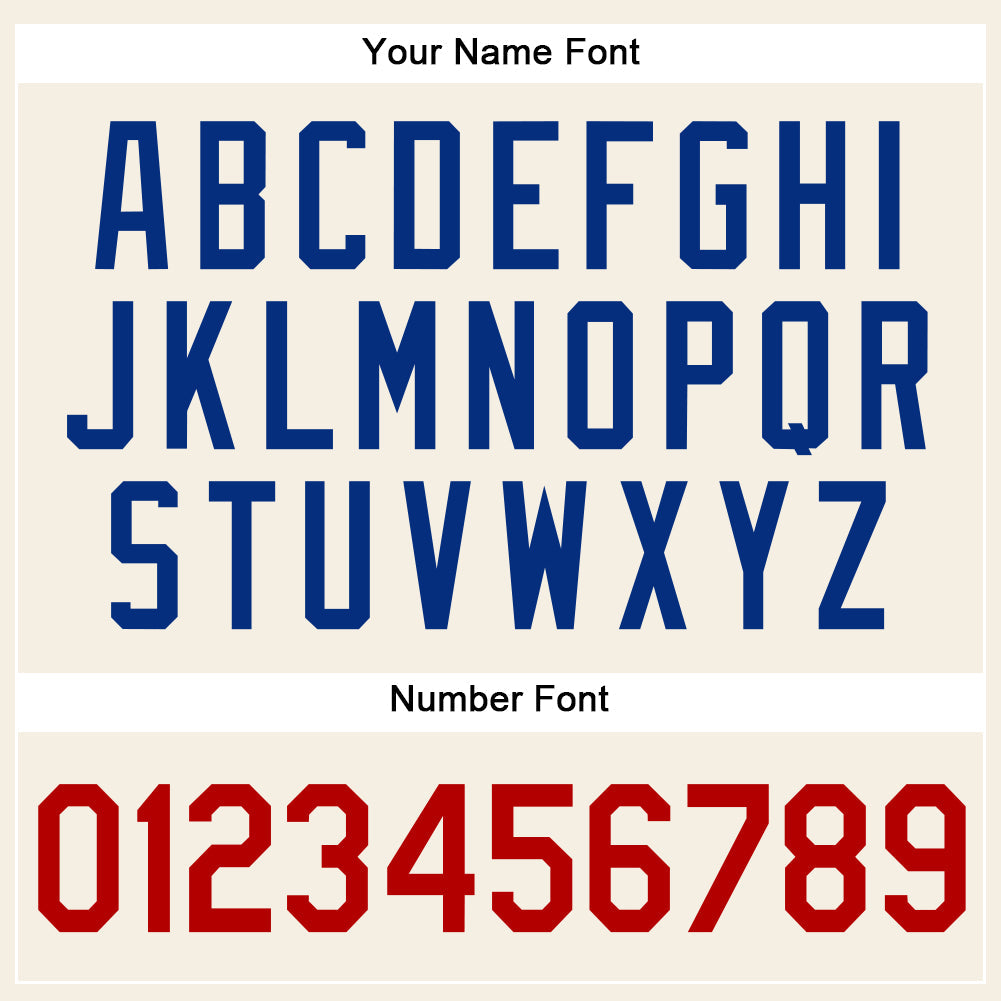 Custom Cream Red-Royal Authentic Sleeveless Baseball Jersey - Sky-Custom