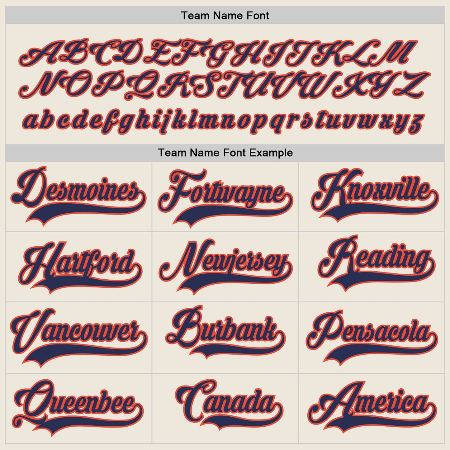 Custom Cream Navy-Orange Hockey Jersey - Sky-Custom