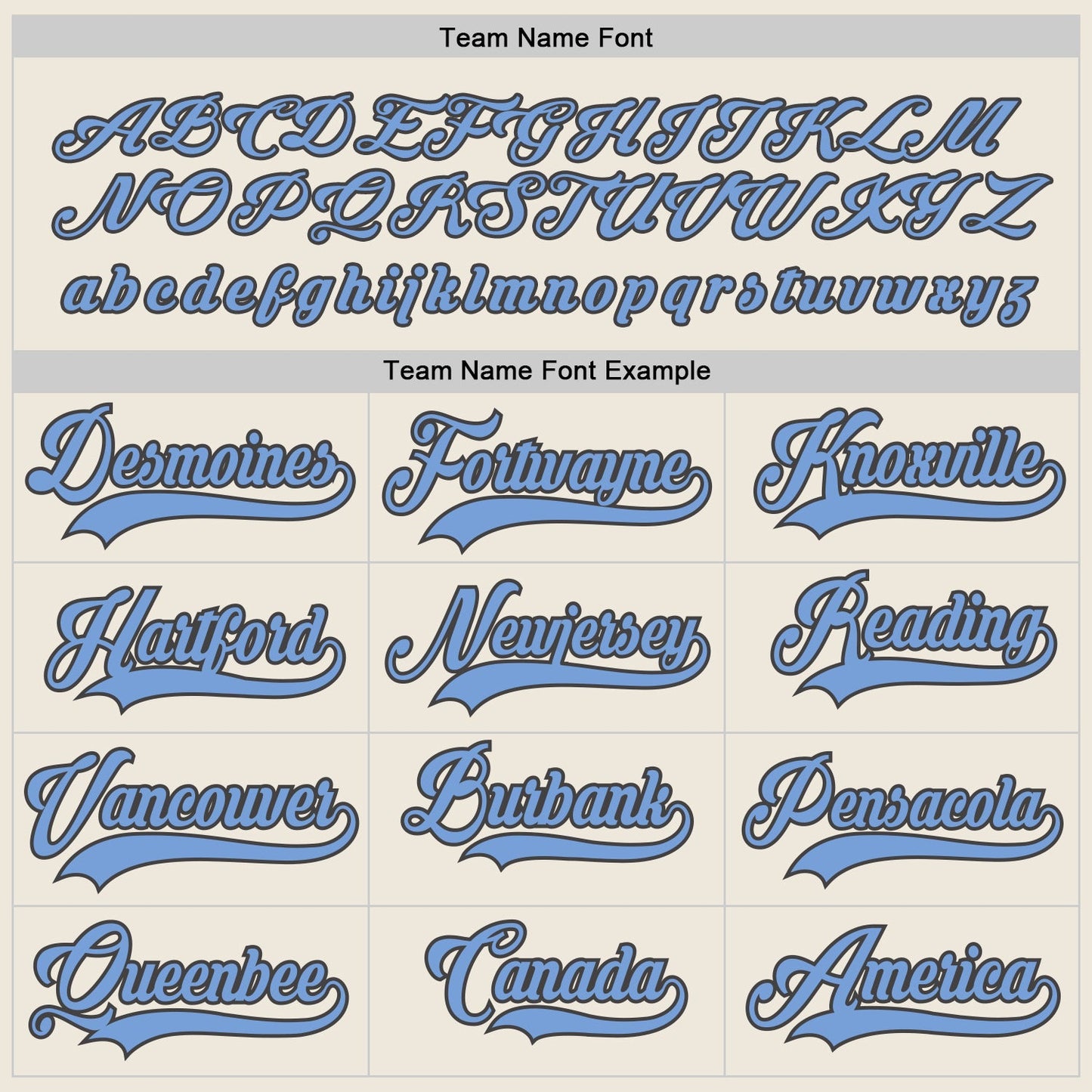 Custom Cream Light Blue-Steel Gray Hockey Jersey - Sky-Custom