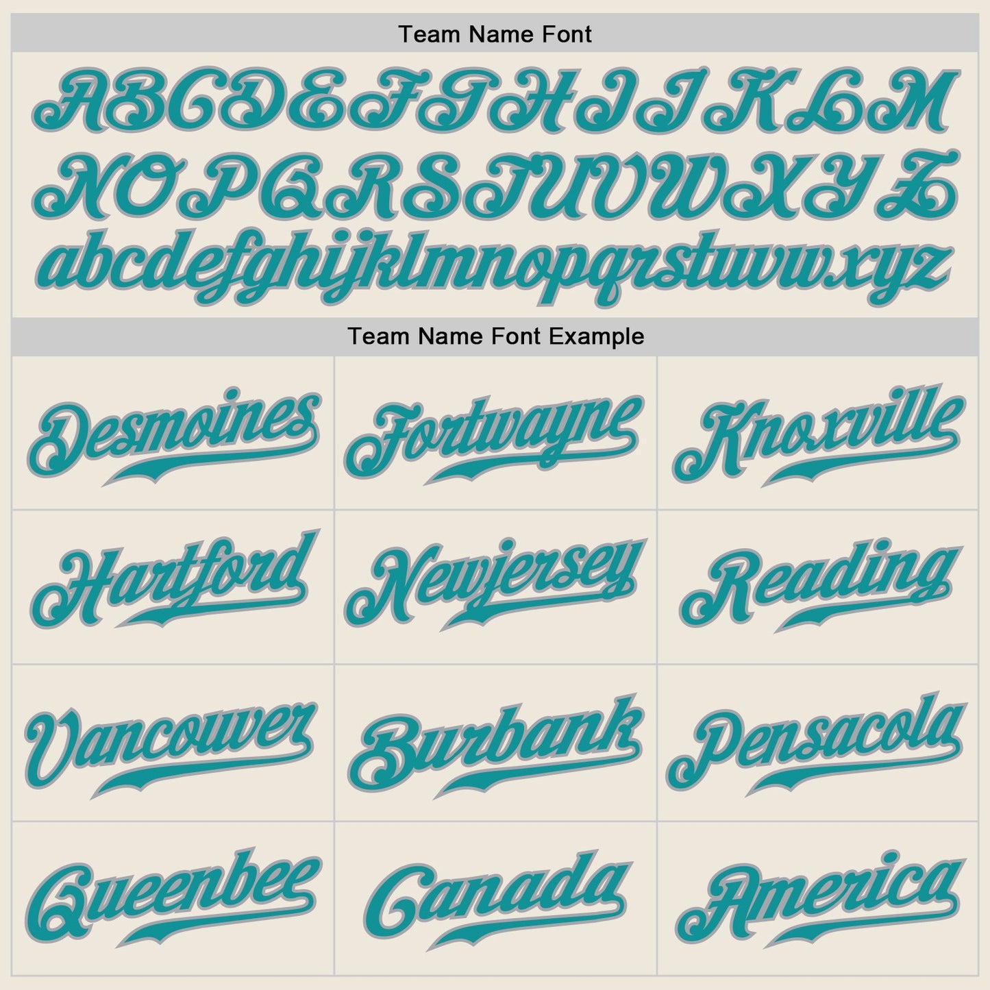 Custom Cream Teal Pinstripe Teal-Gray Authentic Baseball Jersey - Sky-Custom