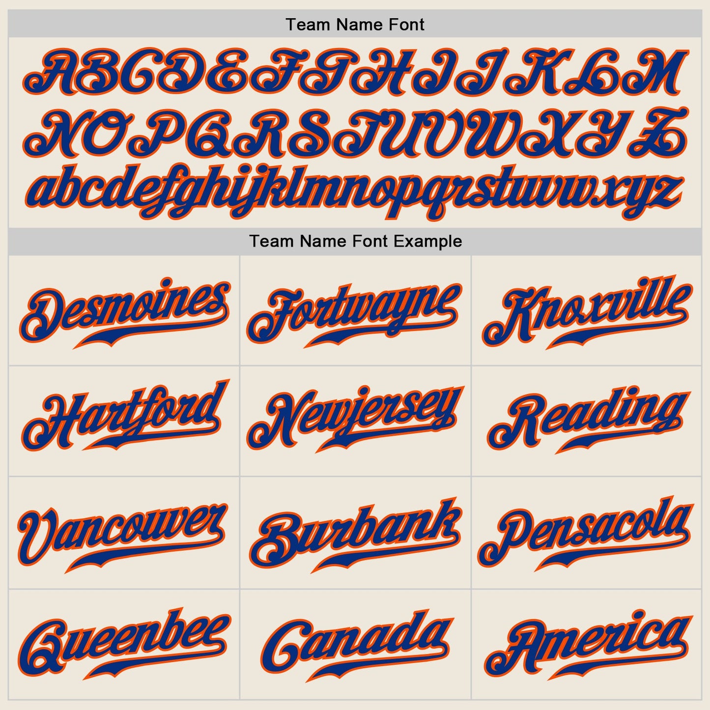 Custom Cream Royal Pinstripe Royal-Orange Authentic Baseball Jersey - Sky-Custom