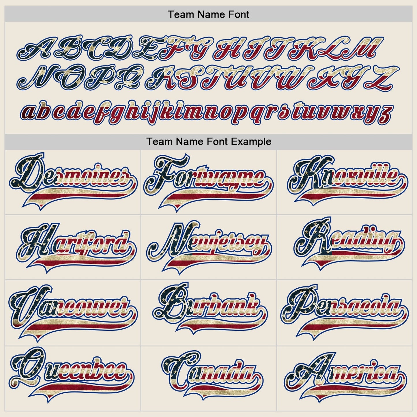 Custom Cream Vintage USA Flag Royal-Red Hockey Jersey - Sky-Custom