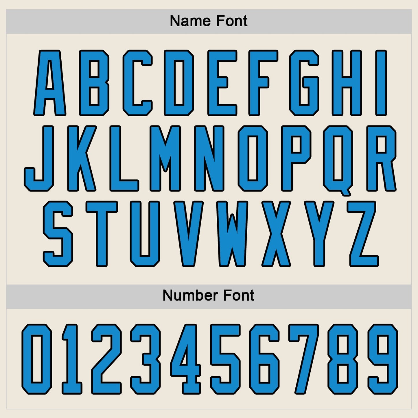 Custom Cream Blue-Black Hockey Jersey - Sky-Custom