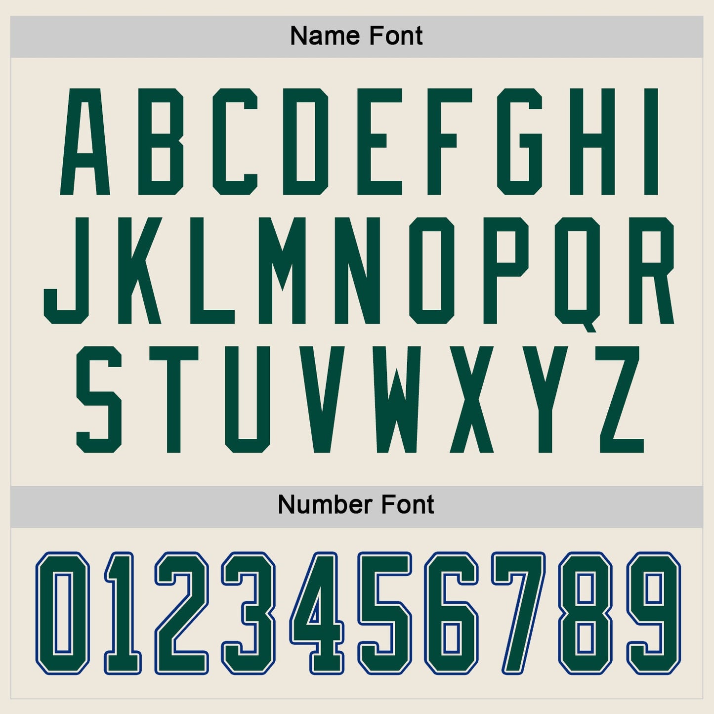 Custom Cream Green-Royal Hockey Jersey - Sky-Custom