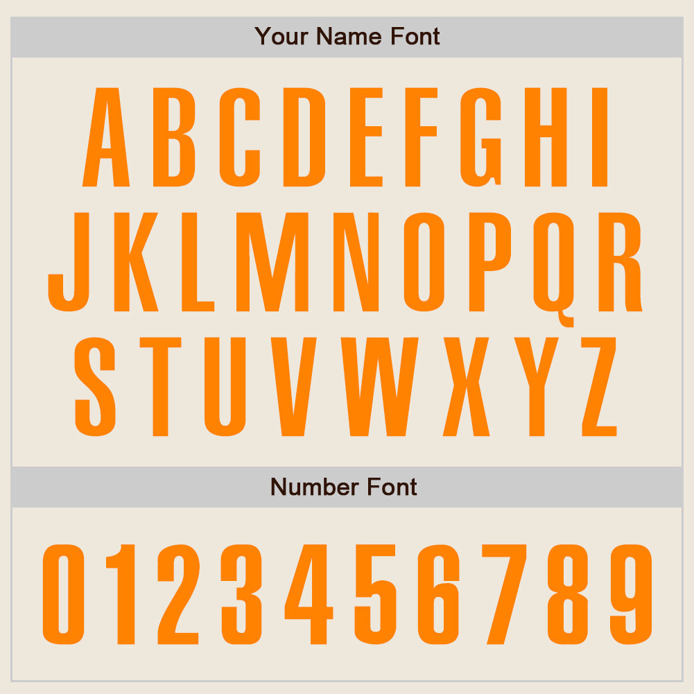 Custom Cream Bay Orange Authentic Baseball Jersey - Sky-Custom