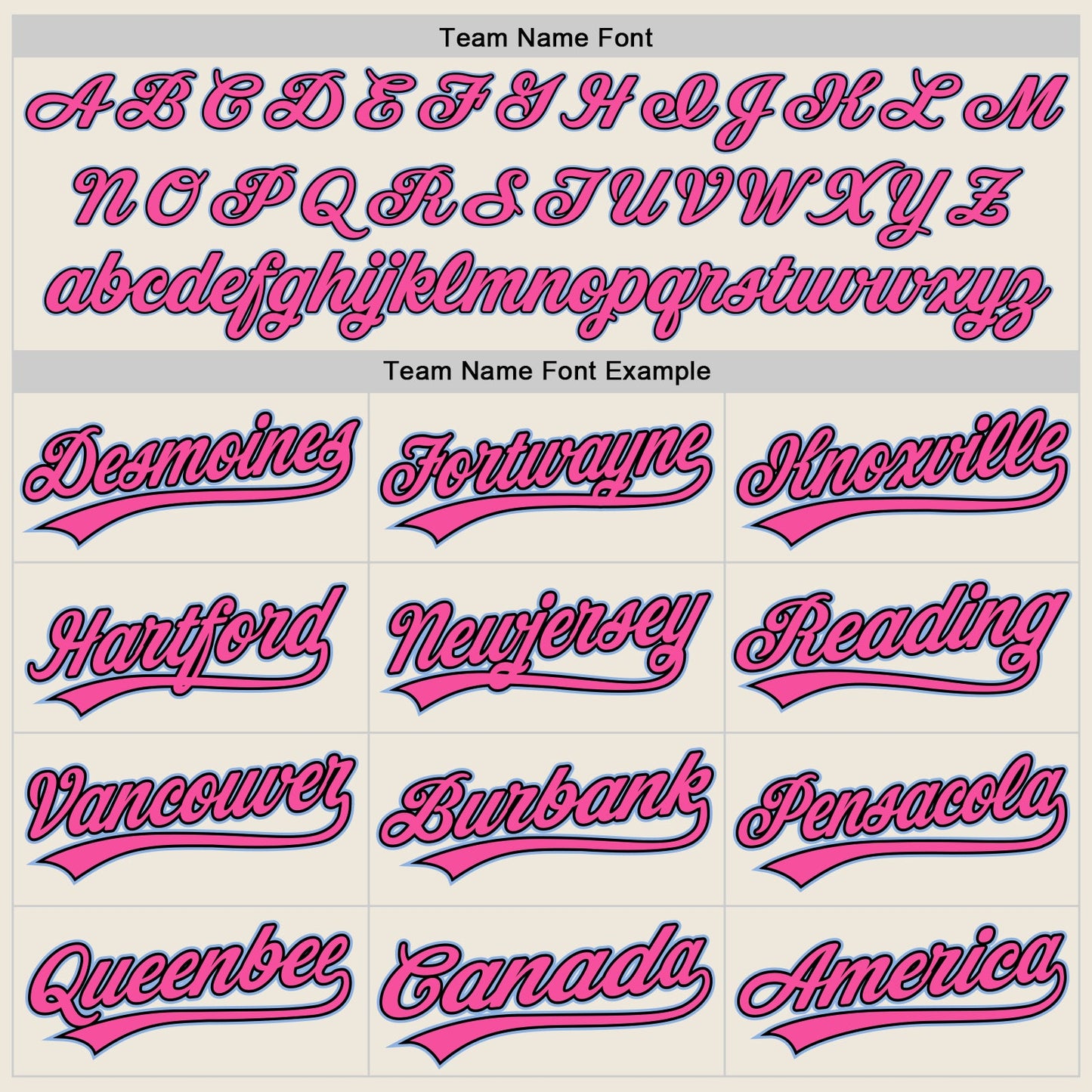 Custom Cream Light Blue Black-Pink Authentic Baseball Jersey - Sky-Custom