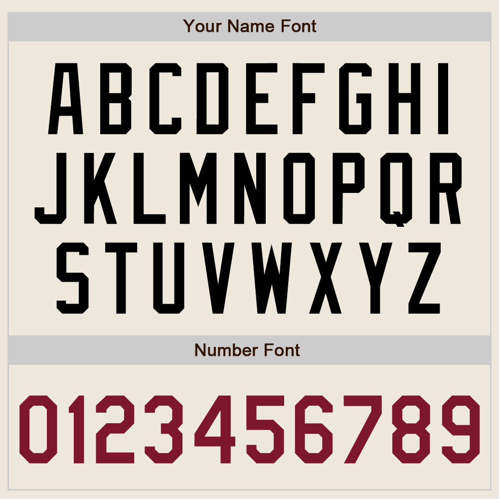 Custom Cream Crimson-Black Authentic Baseball Jersey - Sky-Custom