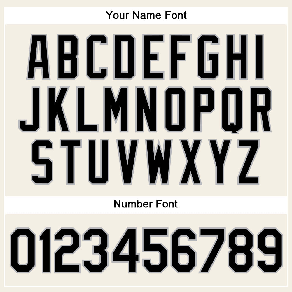 Custom Cream Gray Pinstripe Black Authentic Baseball Jersey - Sky-Custom