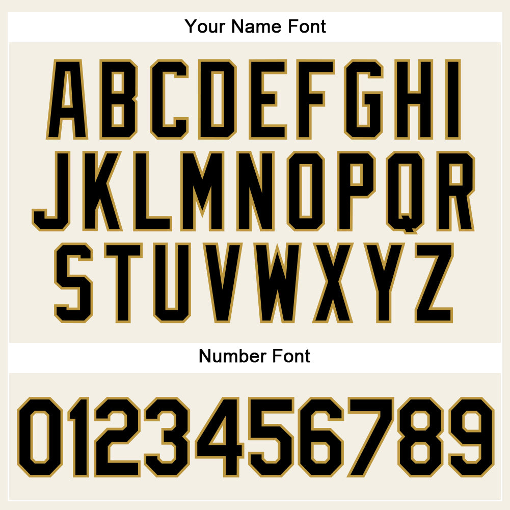 Custom Cream Black Pinstripe Old Gold Authentic Baseball Jersey - Sky-Custom