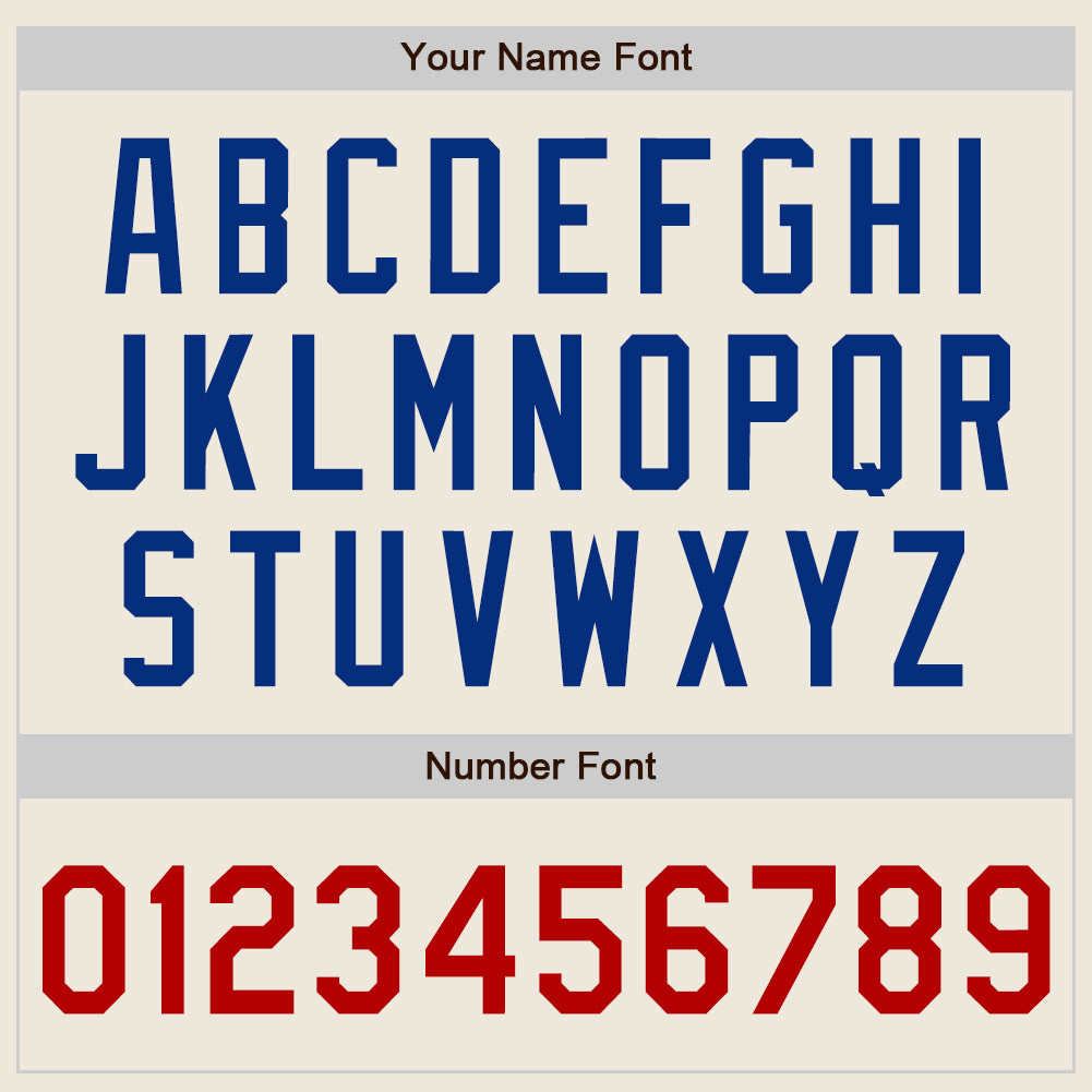 Custom Cream Royal Pinstripe Red-White Authentic Baseball Jersey - Sky-Custom