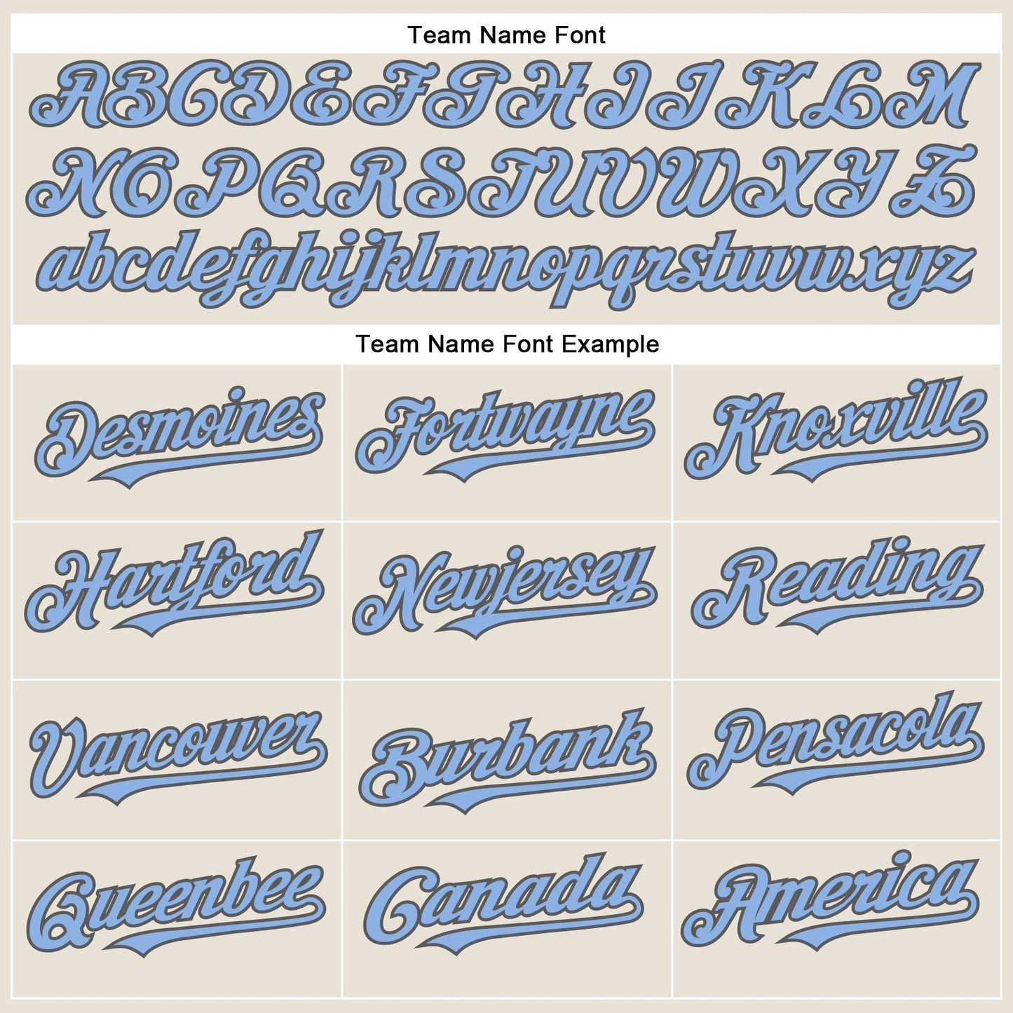 Custom Cream Light Blue-Steel Gray Authentic Baseball Jersey - Sky-Custom