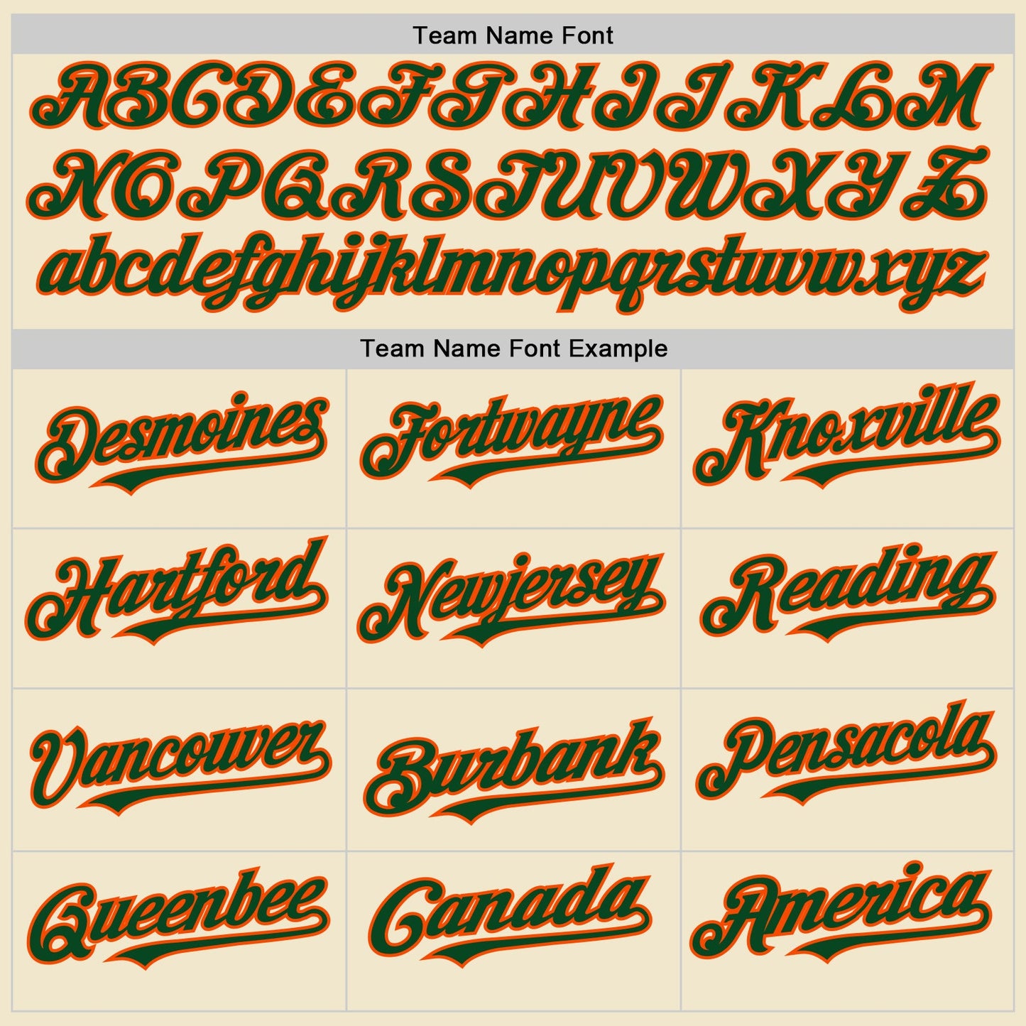 Custom Cream Green-Orange Mesh Authentic Throwback Baseball Jersey - Sky-Custom