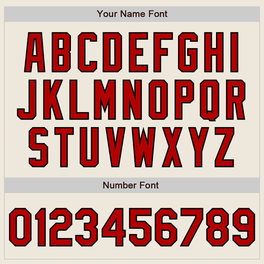 Custom Cream (Black White Pinstripe) Red-Black Authentic Baseball Jersey - Sky-Custom