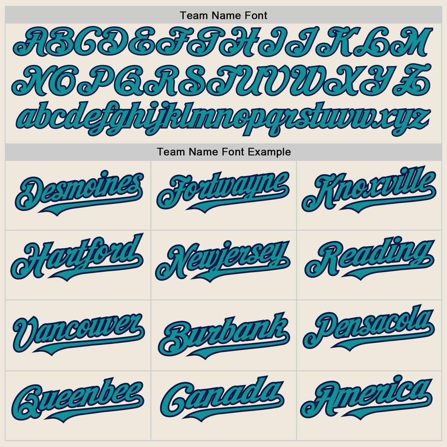 Custom Cream (Navy Teal Pinstripe) Teal-Navy Authentic Baseball Jersey - Sky-Custom