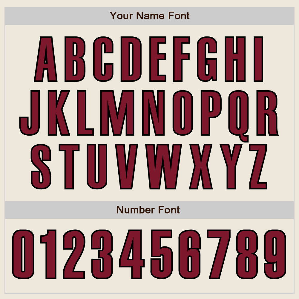 Custom Cream Crimson-Black Authentic Baseball Jersey - Sky-Custom