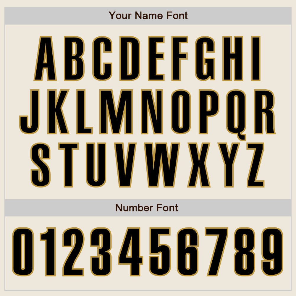 Custom Cream Black-Old Gold Authentic Baseball Jersey - Sky-Custom