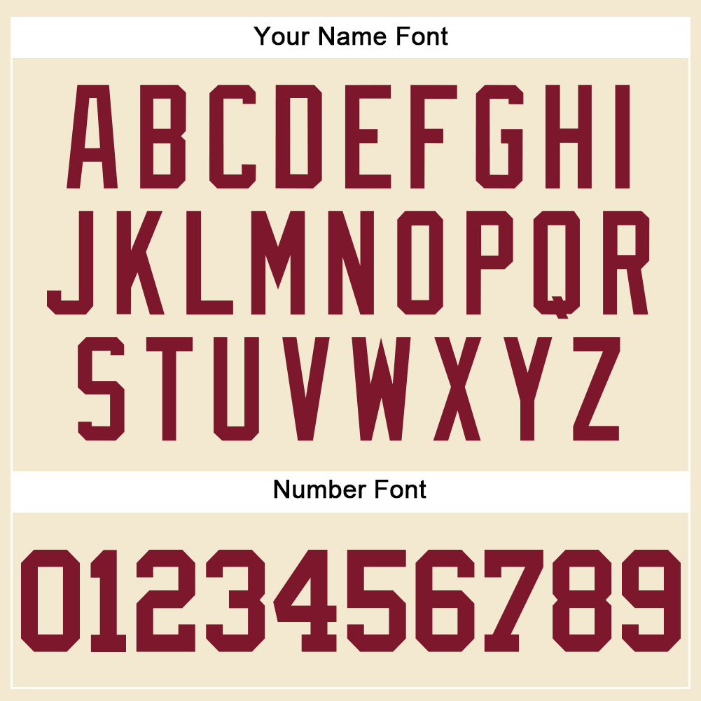 Custom Cream Crimson Mesh Authentic Throwback Baseball Jersey - Sky-Custom