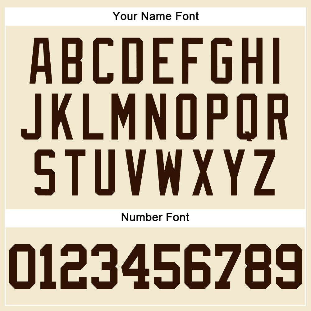 Custom Cream Brown Mesh Authentic Throwback Baseball Jersey - Sky-Custom