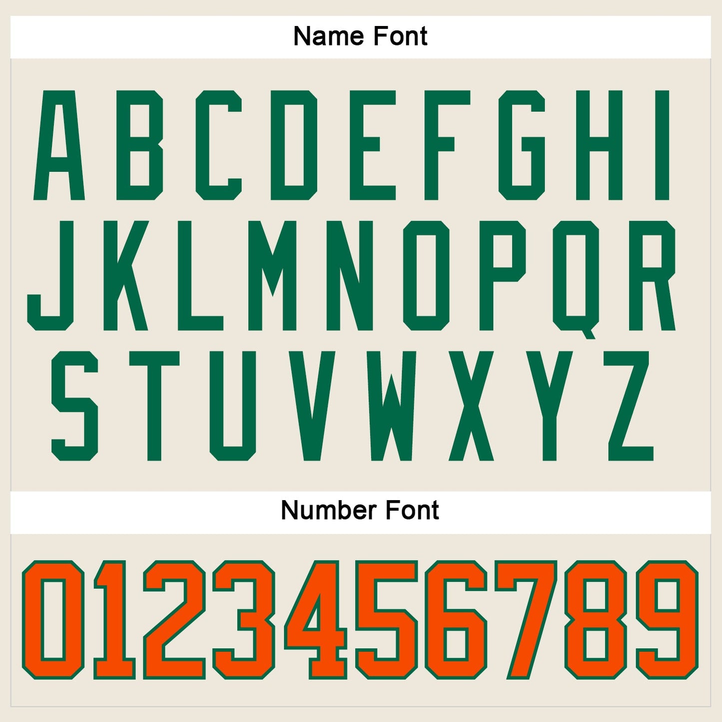 Custom Cream Orange-Kelly Green Hockey Lace Neck Jersey - Sky-Custom