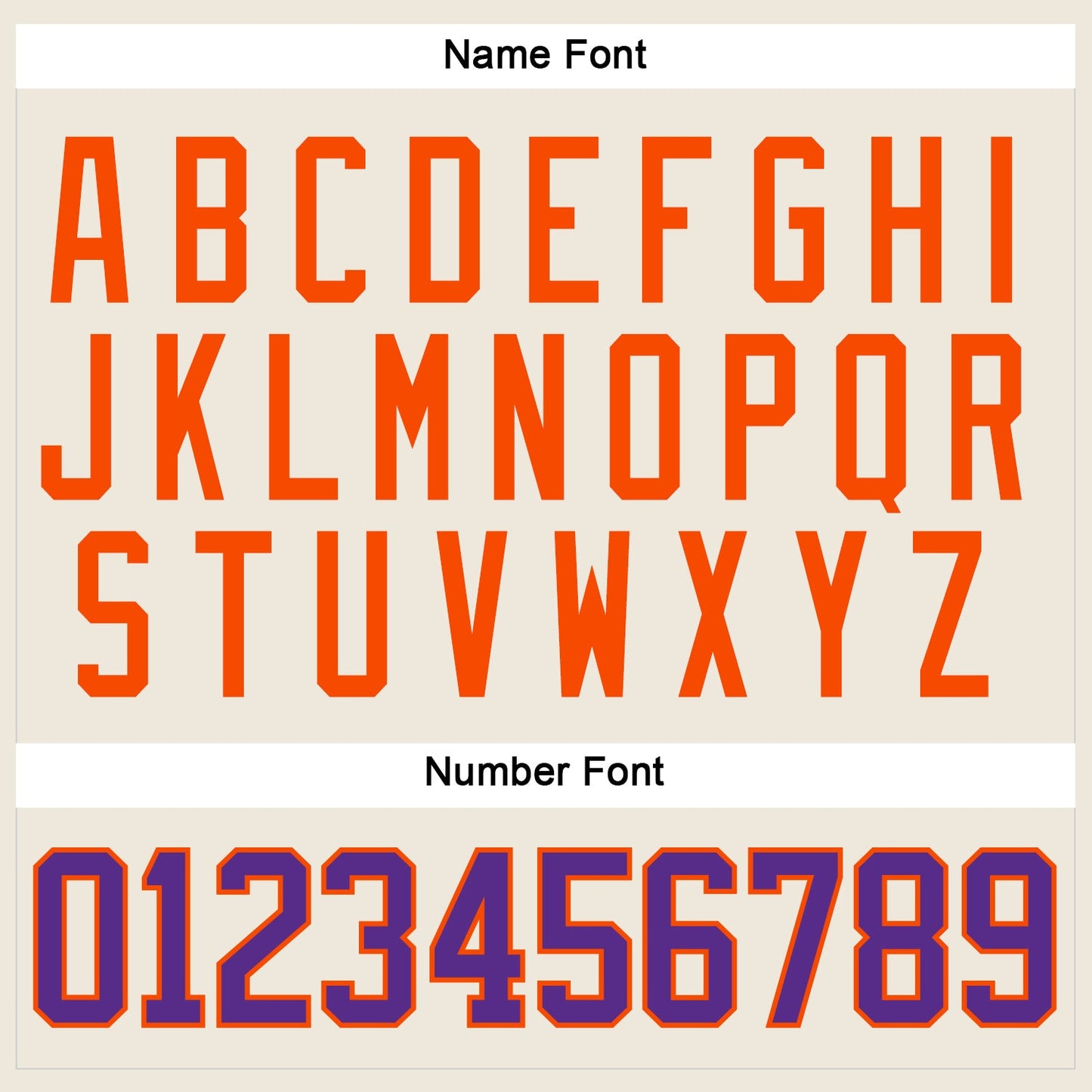 Custom Cream Purple-Orange Hockey Jersey - Sky-Custom