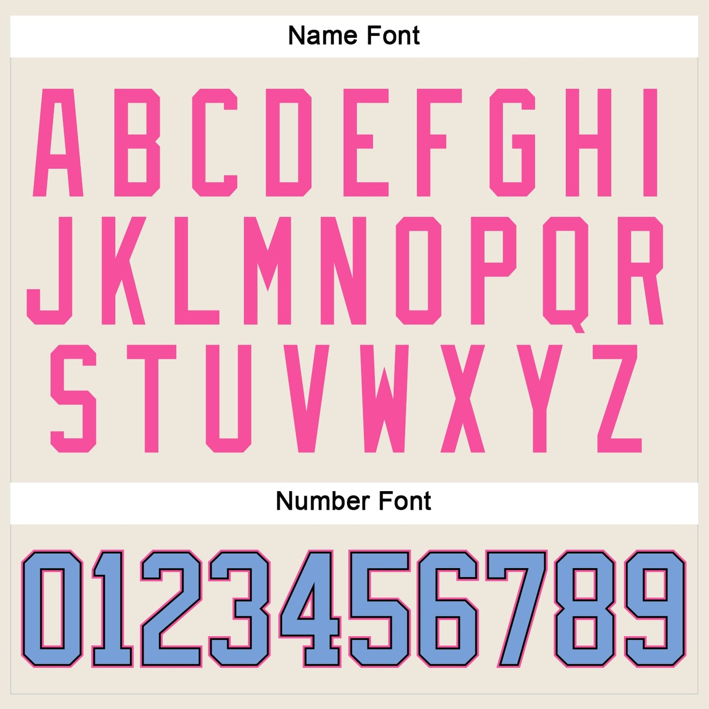 Custom Cream Light Blue Black-Pink Hockey Jersey - Sky-Custom