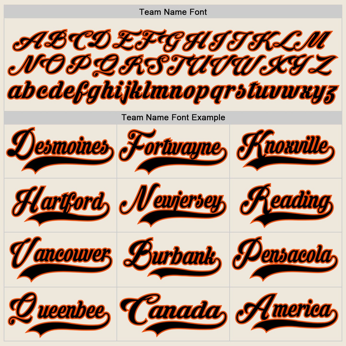 Custom Cream Black-Orange Hockey Jersey - Sky-Custom