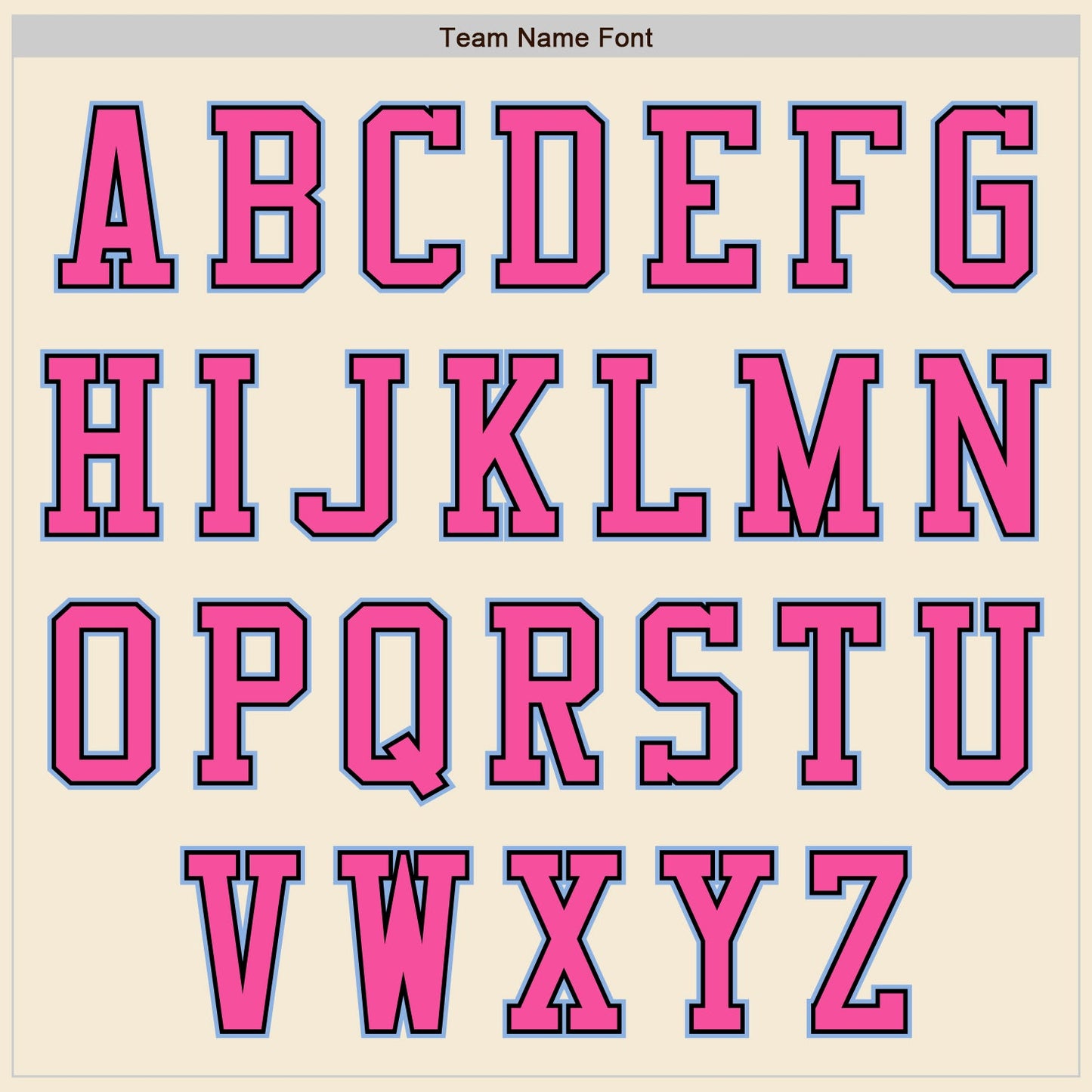Custom Cream Light Blue Black-Pink Authentic Baseball Jersey - Sky-Custom