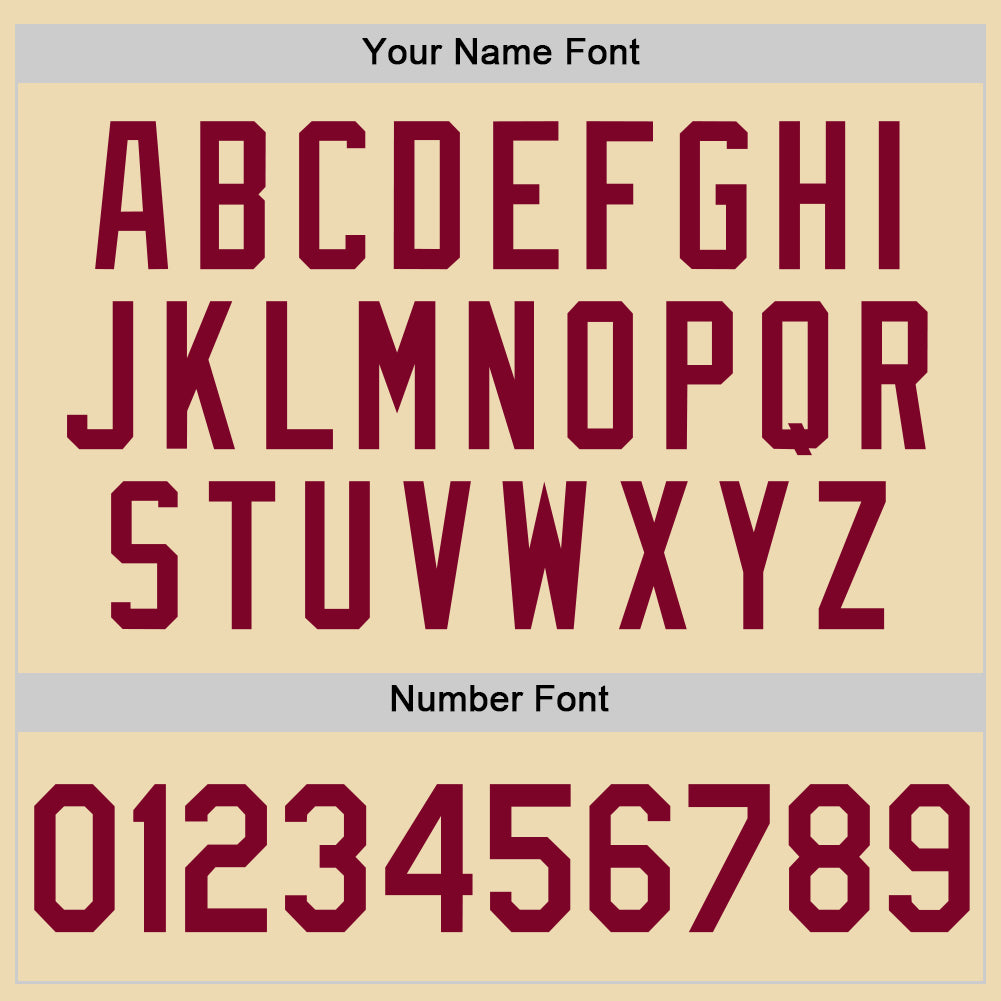 Custom Cream Maroon Authentic Throwback Basketball Jersey - Sky-Custom