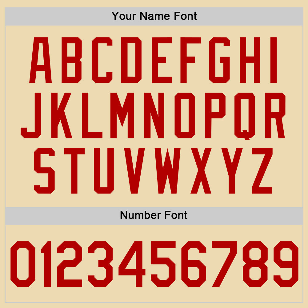 Custom Cream Red Authentic Throwback Basketball Jersey - Sky-Custom