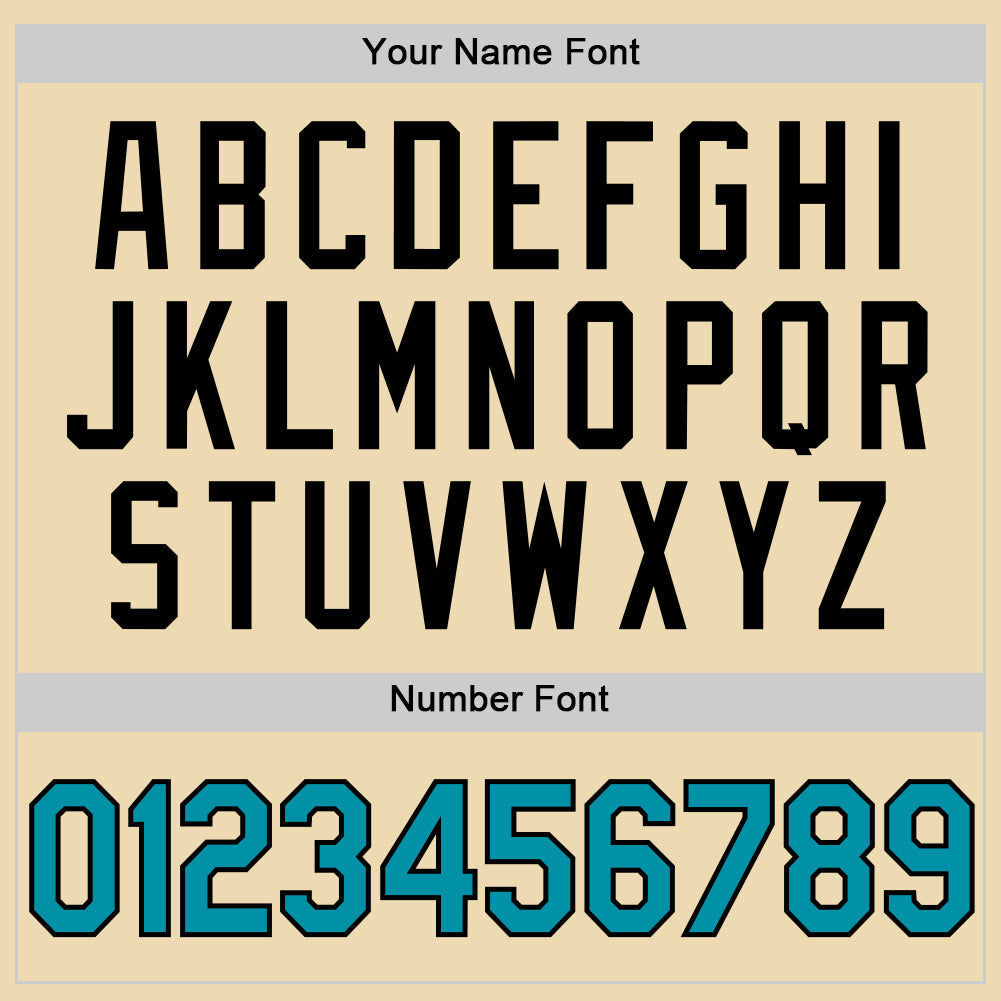 Custom Cream Teal-Black Authentic Throwback Basketball Jersey - Sky-Custom