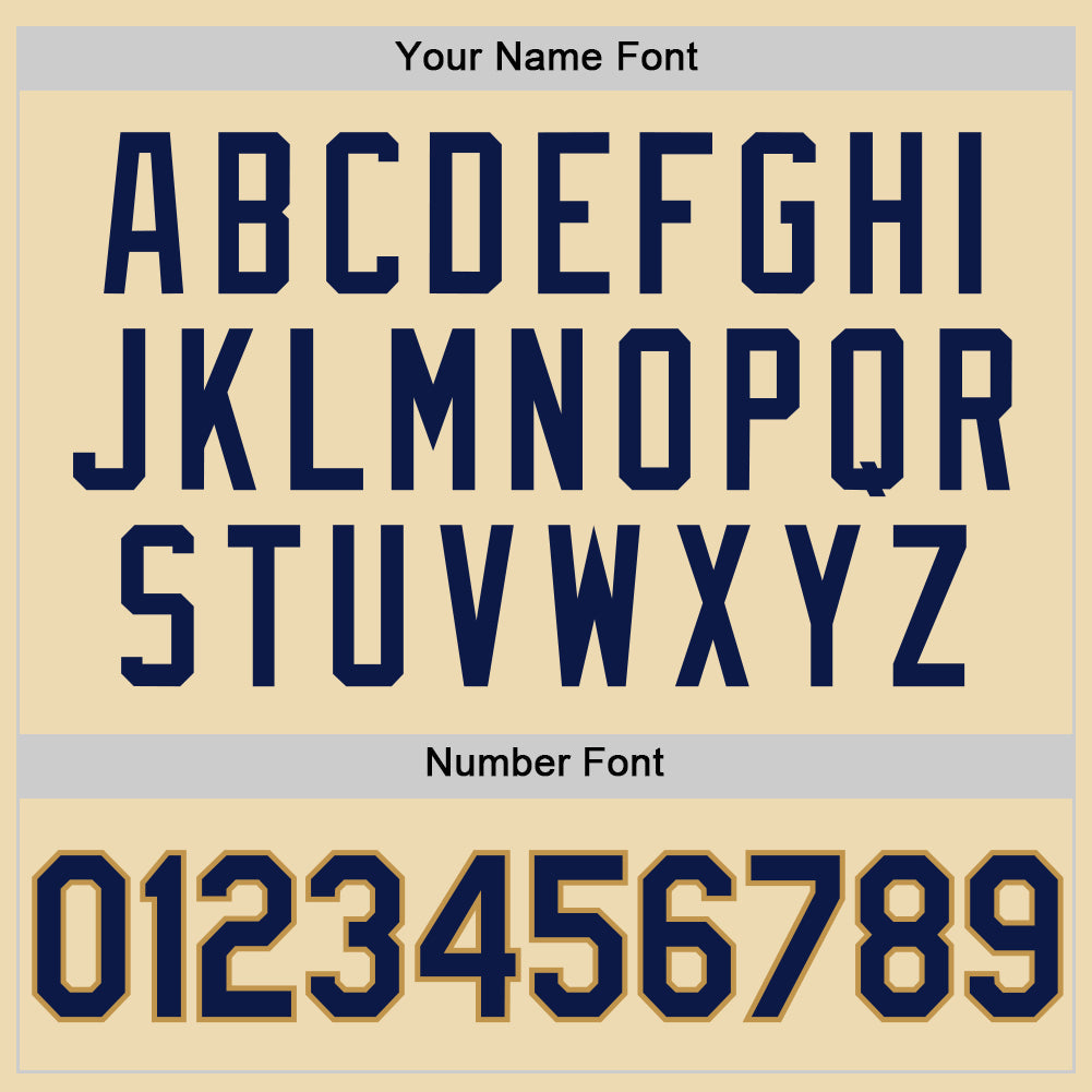 Custom Cream Navy-Old Gold Authentic Throwback Basketball Jersey - Sky-Custom