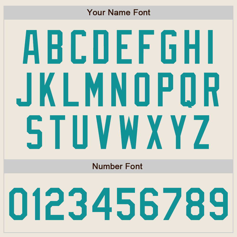 Custom Cream Teal Authentic Baseball Jersey - Sky-Custom