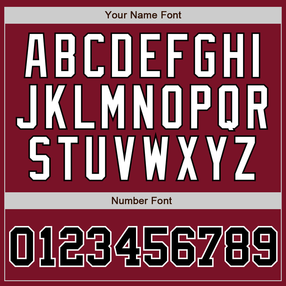 Custom Crimson White Pinstripe Black-White Authentic Baseball Jersey - Sky-Custom