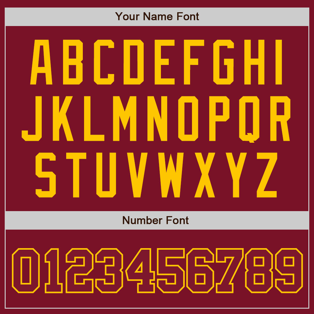 Custom Crimson Crimson-Gold Authentic Baseball Jersey - Sky-Custom