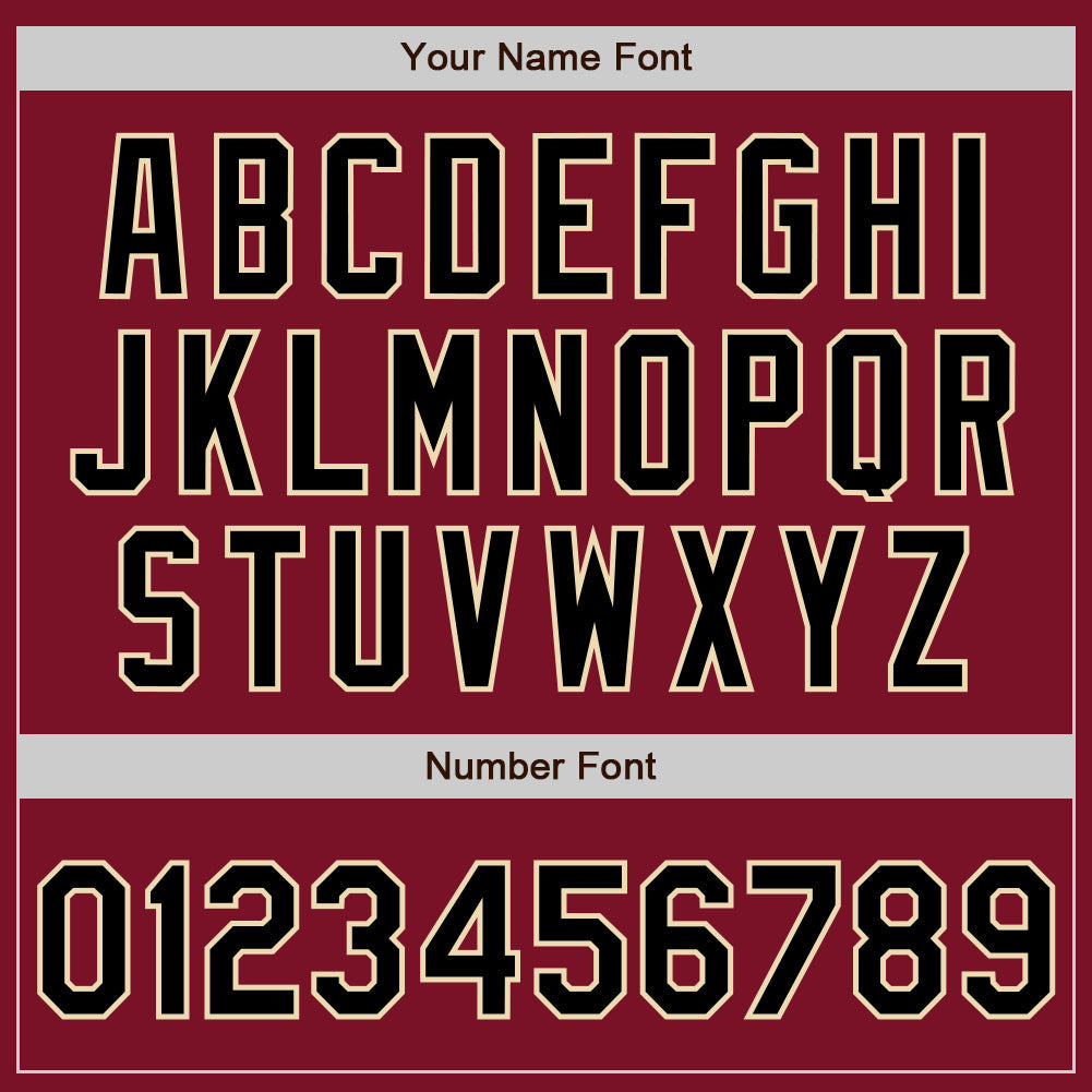 Custom Crimson Black-City Cream Authentic Baseball Jersey - Sky-Custom