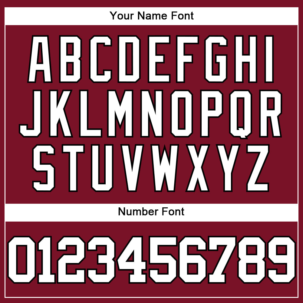 Custom Crimson White-Black Authentic Baseball Jersey - Sky-Custom