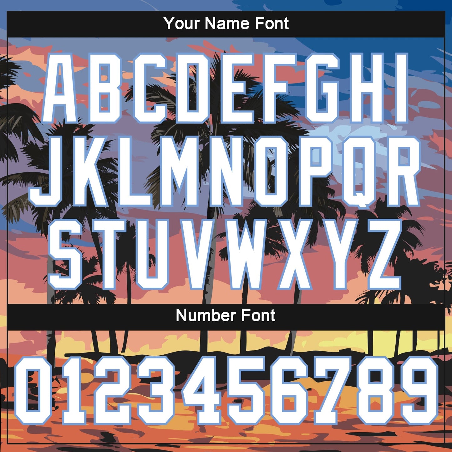 Custom Women's Light Blue White-Light Blue Hawaii Palm Trees 3D V-Neck Cropped Baseball Jersey - Sky-Custom