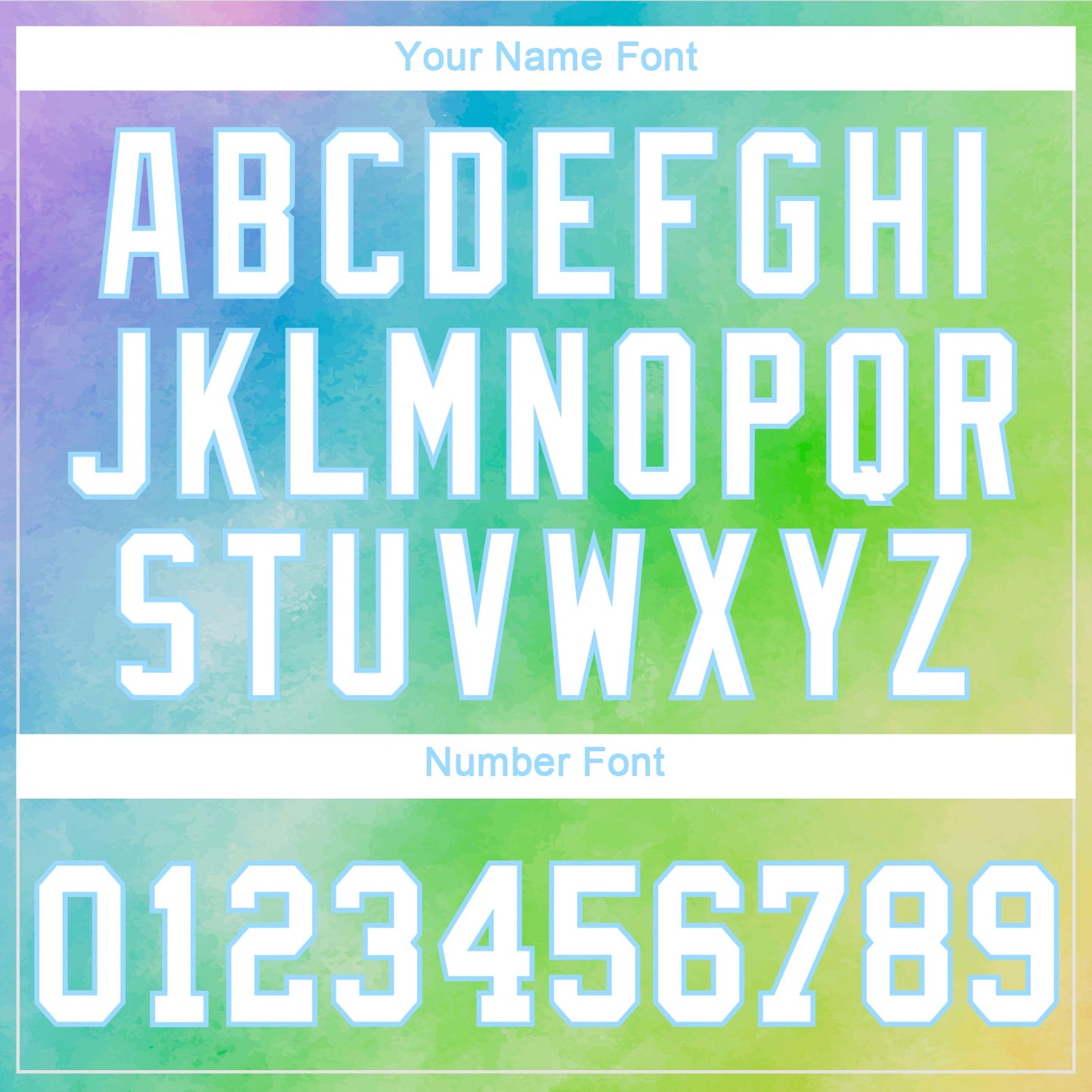 Custom Women's Tie Dye White-Light Blue Rainbow 3D V-Neck Cropped Baseball Jersey - Sky-Custom