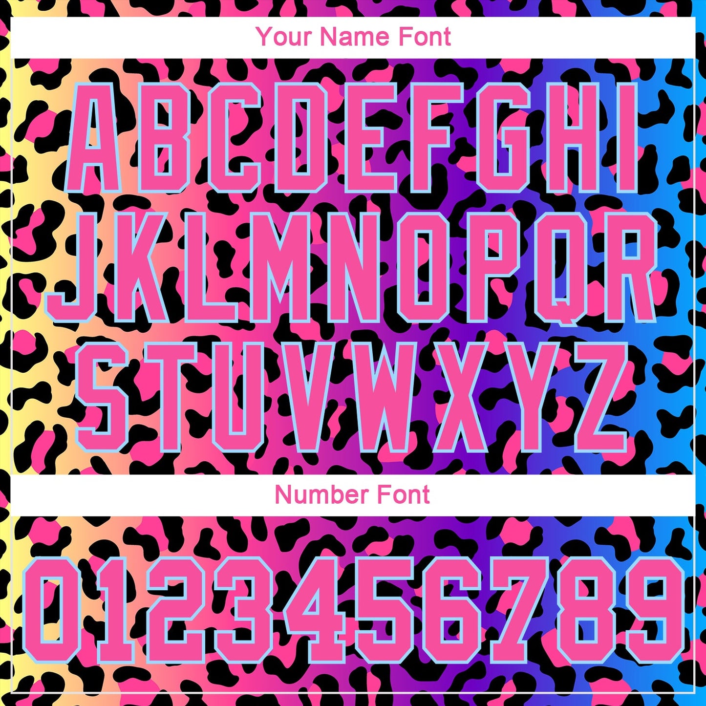 Custom Women's Purple Pink-Light Blue Leopard 3D V-Neck Cropped Baseball Jersey - Sky-Custom