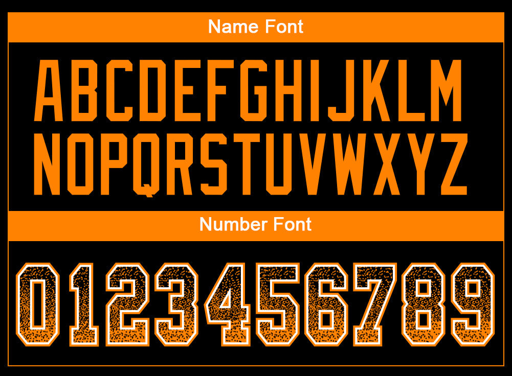 Custom Black Bay Orange-White Mesh Drift Fashion Football Jersey - Sky-Custom